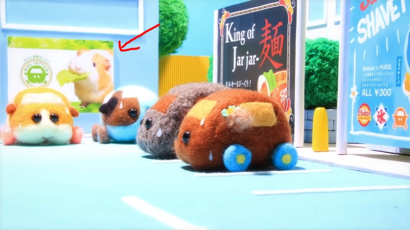 《天竺鼠車車》動畫彩蛋解析!拉麵魚板、電影海報都「鼠化」,連鈔票便便都100%還原!