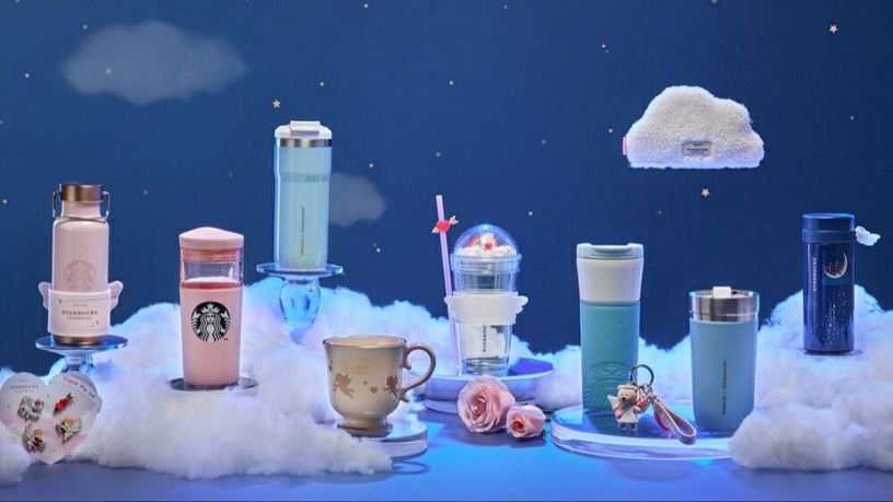 2021韓國星巴克情人節新品!變色愛心茶壺、邱比特情侶杯超夢幻,配件雲朵包也好燒!