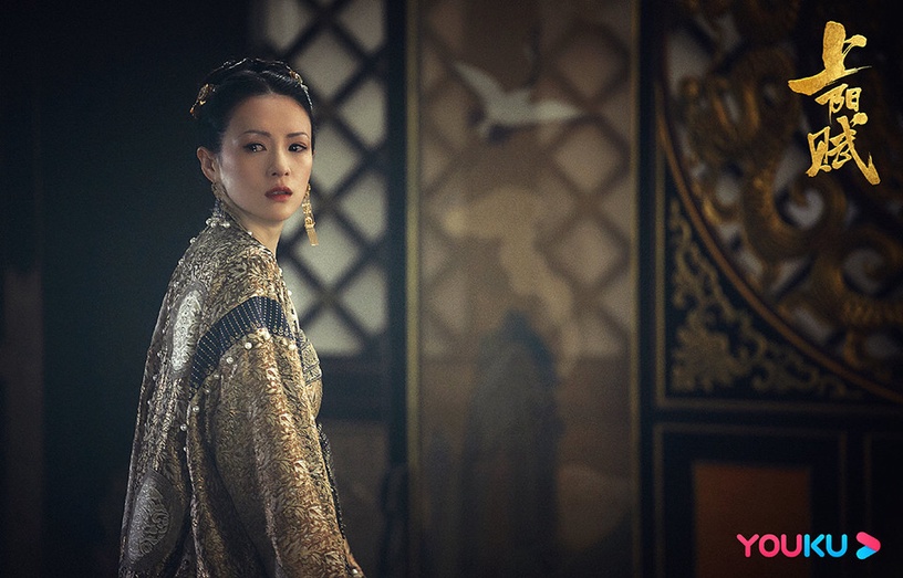 熱播古裝劇古裝女神造型PK 4:章子怡 飾演《上陽賦》王儇