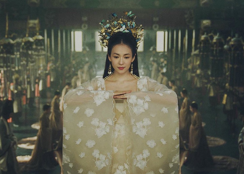 熱播古裝劇古裝女神造型PK 4:章子怡 飾演《上陽賦》王儇