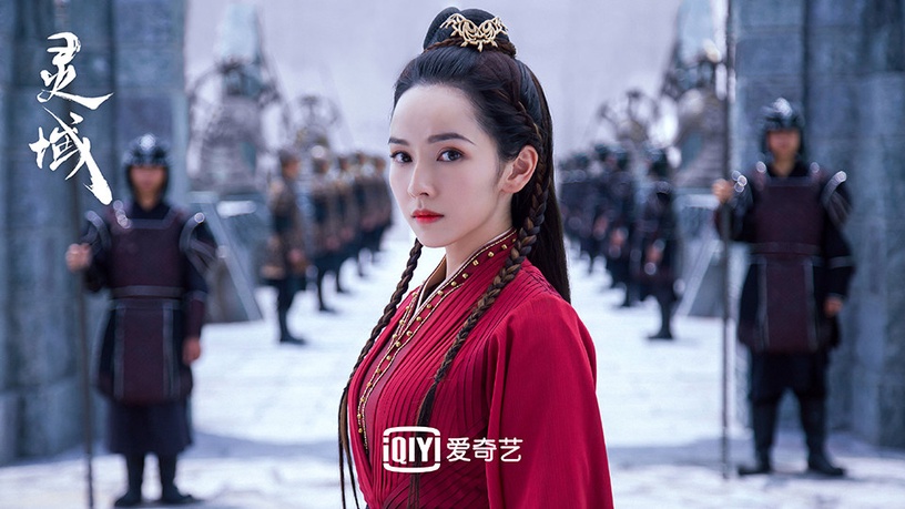 熱播古裝劇古裝女神造型PK 10:劉一曈 飾演《靈域》宋婷玉