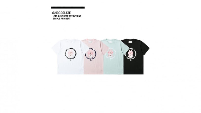 「:CHOCOOLATE x 卡娜赫拉」最萌上市!P助、粉紅兔兔帽T好燒,粉紅兔兔毛公仔也要收