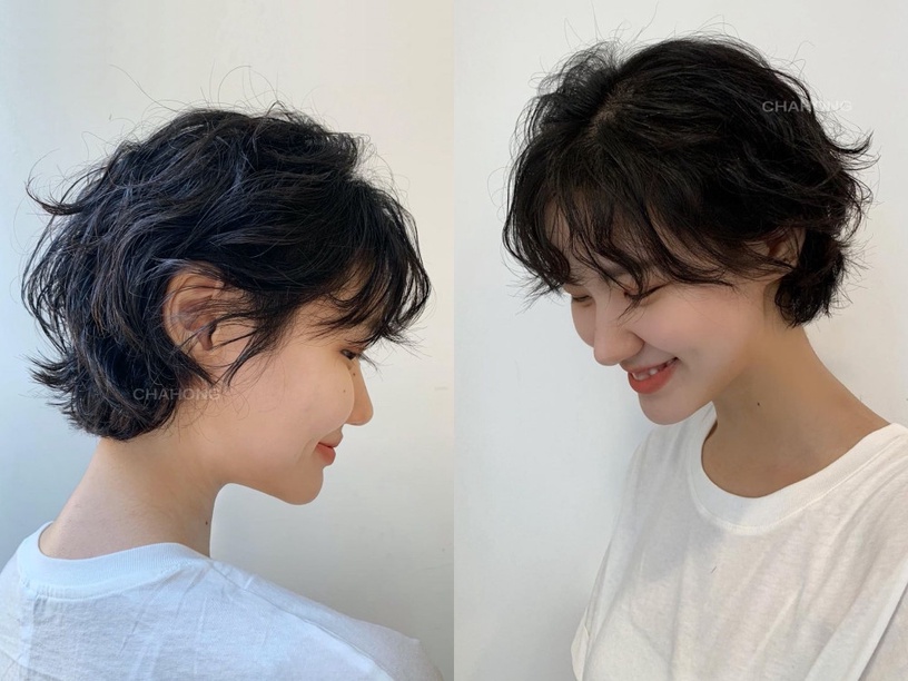 韓國2021髮型範本推薦3：COTTON PERM燙髮捲度