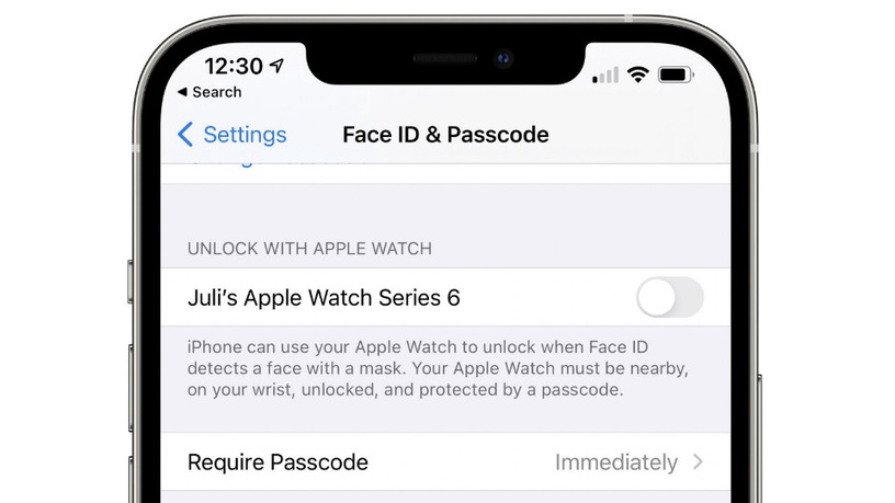 戴口罩也能解鎖iPhone!iOS 14.5推「Apple Watch解鎖」新功能,一指秒解FaceID超方便