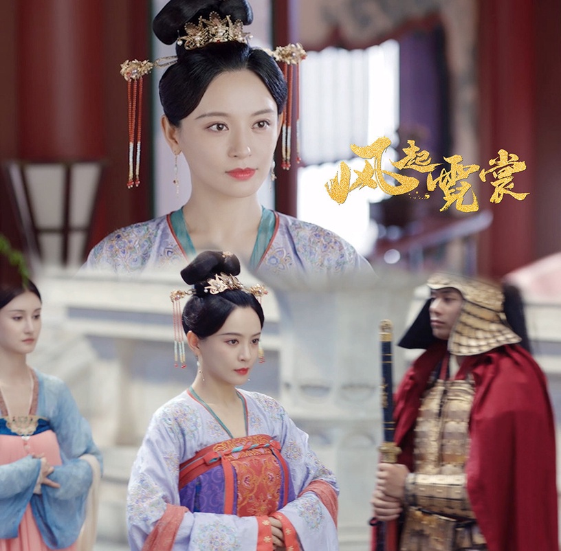 古裝劇《風起霓裳》古裝女神2:施詩 飾演 武媚娘
