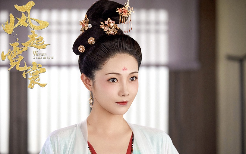 古裝劇《風起霓裳》古裝女神8:陳爍 飾演 庫狄珊瑚