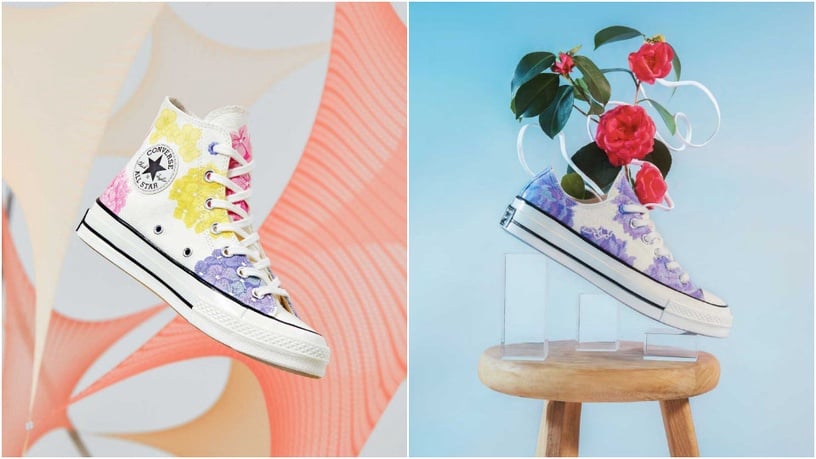 CONVERSE限定「星月刺繡」登場,韓系清新插畫超可愛!還有全新「花卉系列」更是浪漫~