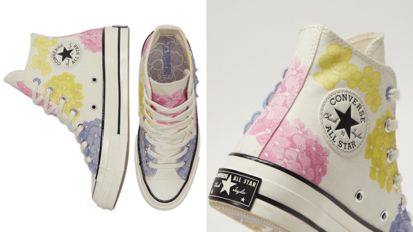CONVERSE限定「星月刺繡」登場,韓系清新插畫超可愛!還有全新「花卉系列」更是浪漫~