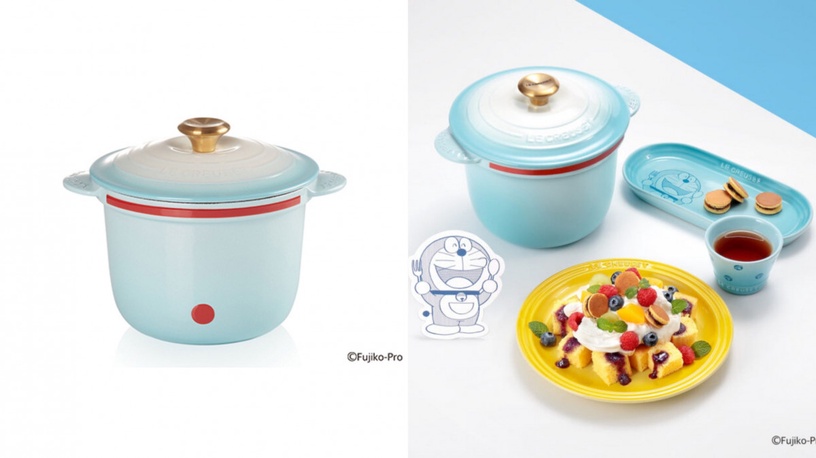 「Le Creuset x 哆啦A夢」台灣開賣!超萌哆啦A夢、哆啦美限定聯名,哆啦粉必搶!