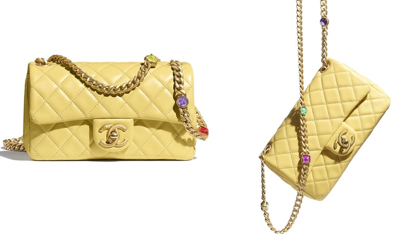 2021春夏「亮麗黃包款」推薦1：Chanel 2.55經典口蓋包， NT.137,500