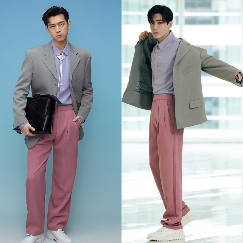 明星撞衫3:李現vs侯明昊