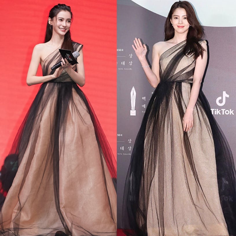 明星撞衫10:楊穎Angelababy vs韓素希