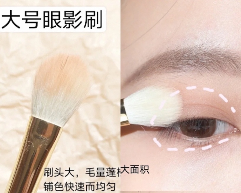 一筆用到底讓眼妝超髒!新手必知「眼影刷用法」教學,不同區域適合刷具&妝效一次公開