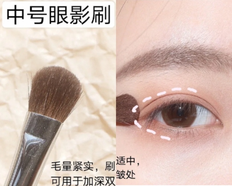 一筆用到底讓眼妝超髒!新手必知「眼影刷用法」教學,不同區域適合刷具&妝效一次公開