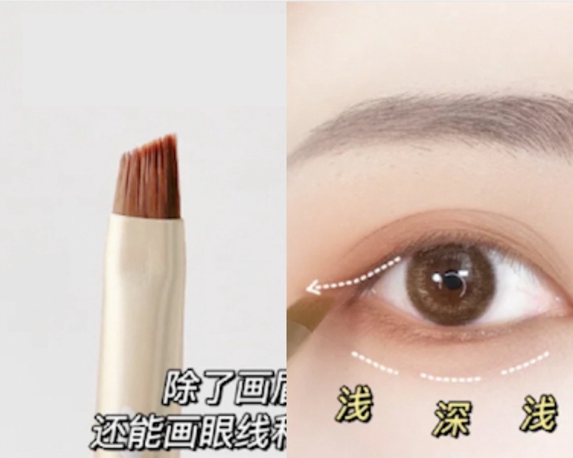 一筆用到底讓眼妝超髒!新手必知「眼影刷用法」教學,不同區域適合刷具&妝效一次公開