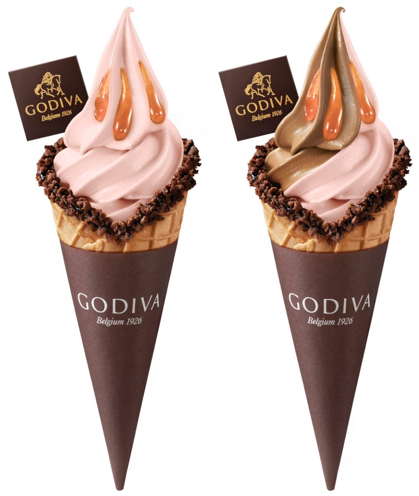 GODIVA推「紫薯紅豆霜淇淋」,還有紅豆奶昔!
