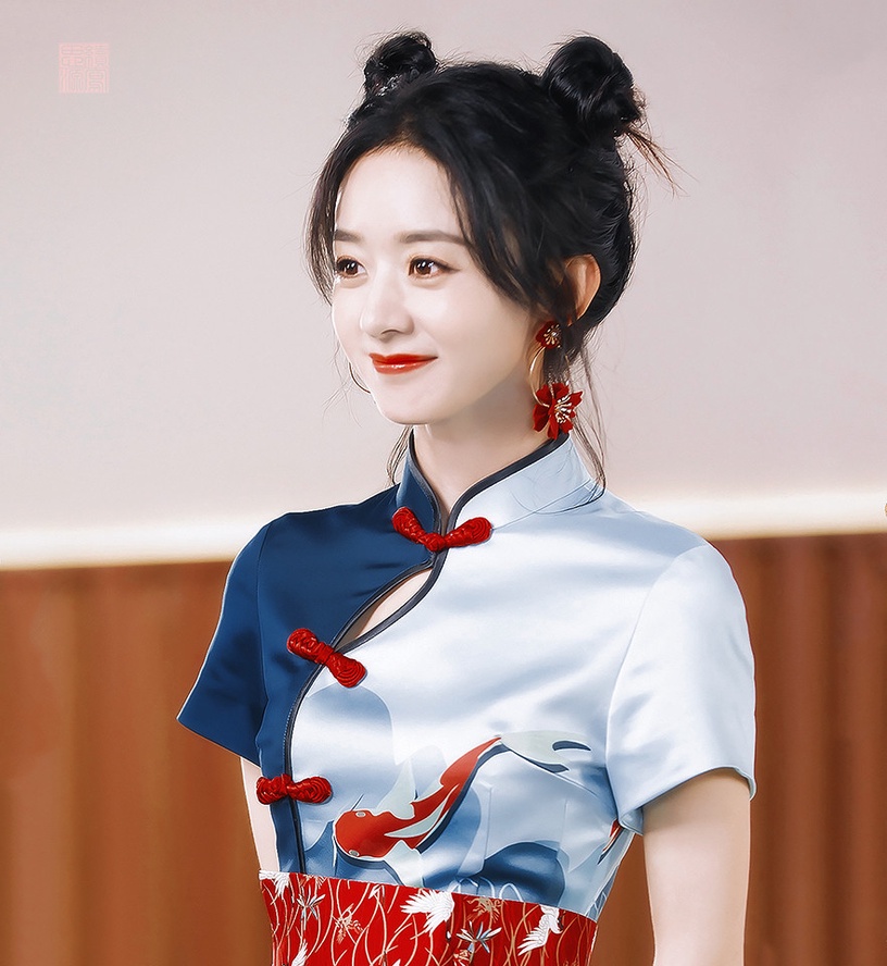 陸劇女星旗袍造型6:趙麗穎