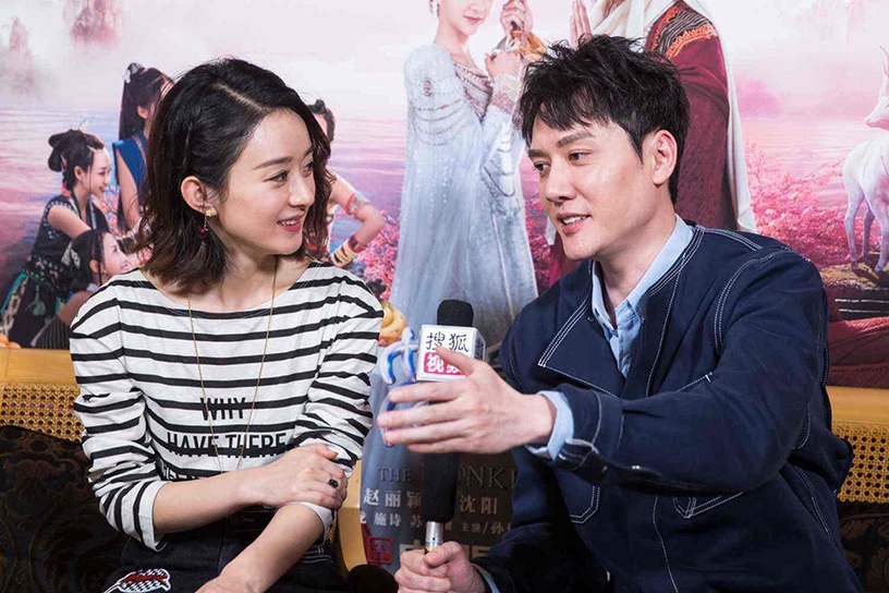 因戲結緣的陸劇明星夫妻4:趙麗穎&馮紹峰《西遊記女兒國》