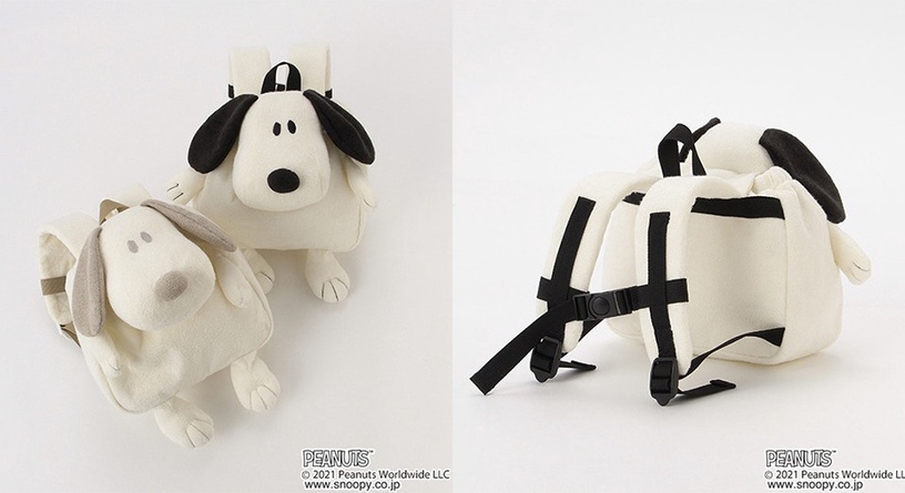 petit main X PEANUTS「史努比寶寶背包」2,530日元(約NT$660)