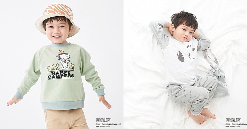petit main X PEANUTS「史努比寶寶背包」2,530日元(約NT$660)