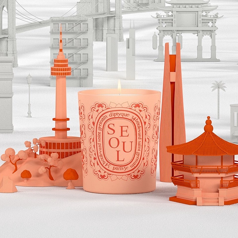 diptyque城市蠟燭新成員登場!2021「首爾蠟燭」絕美必收,木槿花香氣太療癒