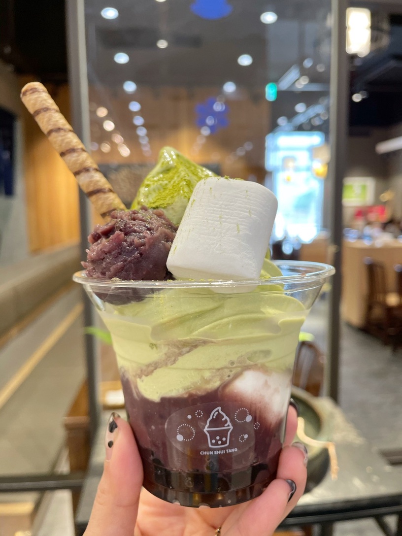 抹茶控吃起來!春水堂「抹茶紅豆珍珠霜淇淋」開賣