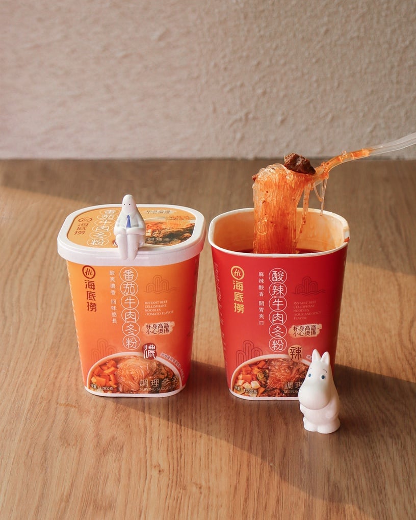 7-11推出海底撈泡麵!「酸辣牛肉冬粉、蕃茄牛肉冬粉」兩種口味,5分鐘就能開鍋