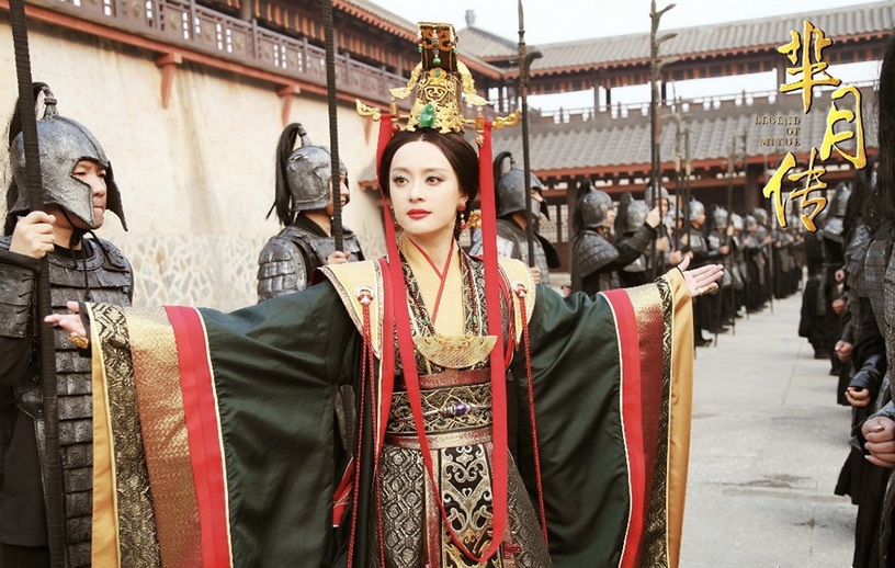 爆款「大女主古裝劇」網播量TOP 2:孫儷《羋月傳》網播量296.1億