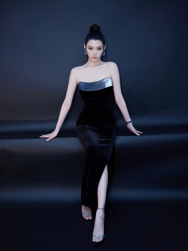 女星紅毯造型生圖vs精修7:奚夢瑤