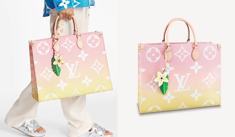 LV 春夏「漸層氣泡色」美哭!經典托特包、水桶包穿上夢幻新衣,一秒融化少女心