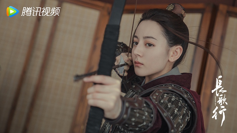 古裝劇《長歌行》古裝男神&女神1:迪麗熱巴 飾演 李長歌