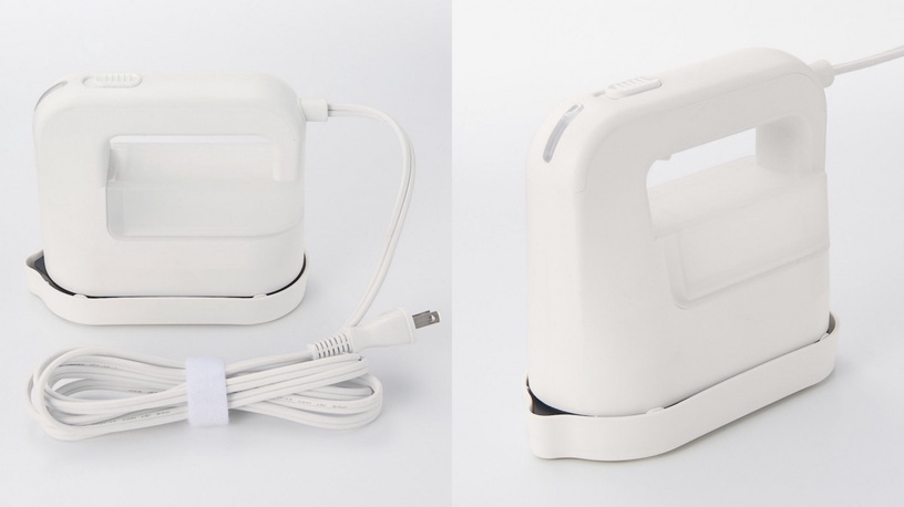 又一質感系家電!日本無印良品推出「迷你熨斗」,純白造型+輕巧尺寸使用超方便!