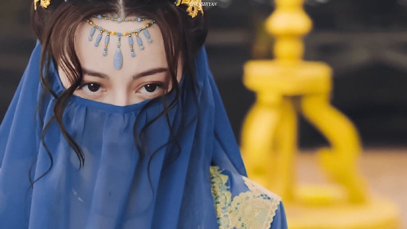 古裝劇一眼萬年的「面紗美人」1:迪麗熱巴 飾演《長歌行》李長歌