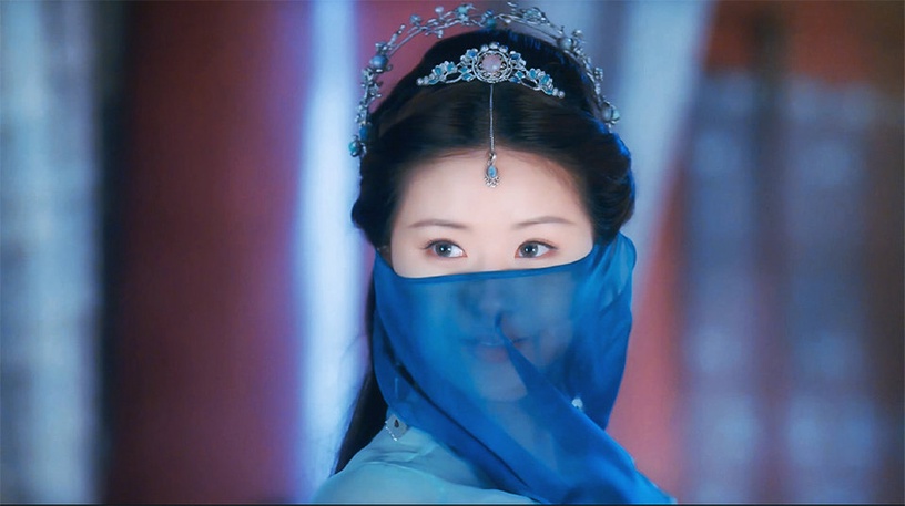 古裝劇一眼萬年的「面紗美人」2:趙露思 飾演《三千鴉殺》覃川