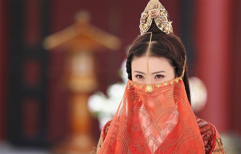 古裝劇一眼萬年的「面紗美人」9:景甜 飾演《班淑傳奇》班淑