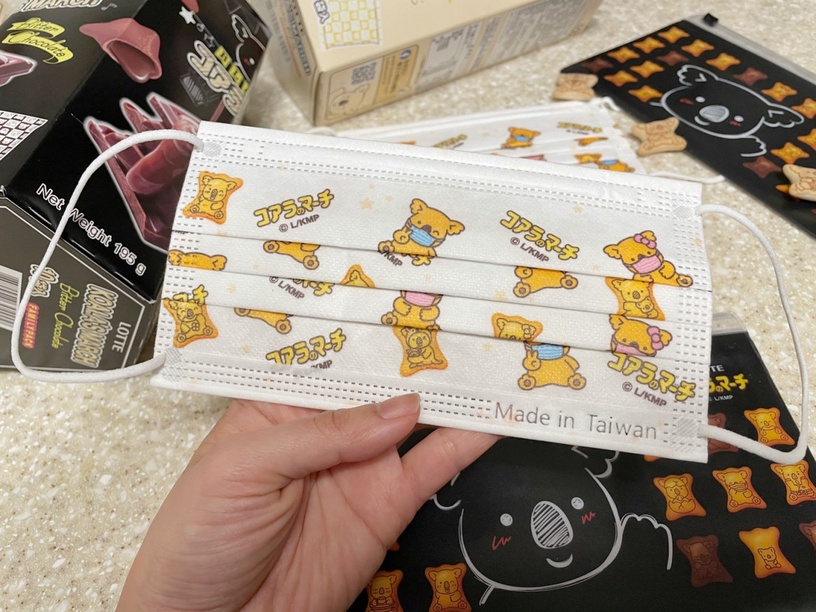 樂天小熊餅乾口罩免費送!