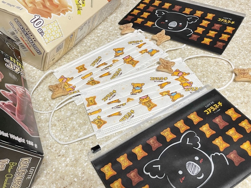 樂天小熊餅乾口罩免費送!