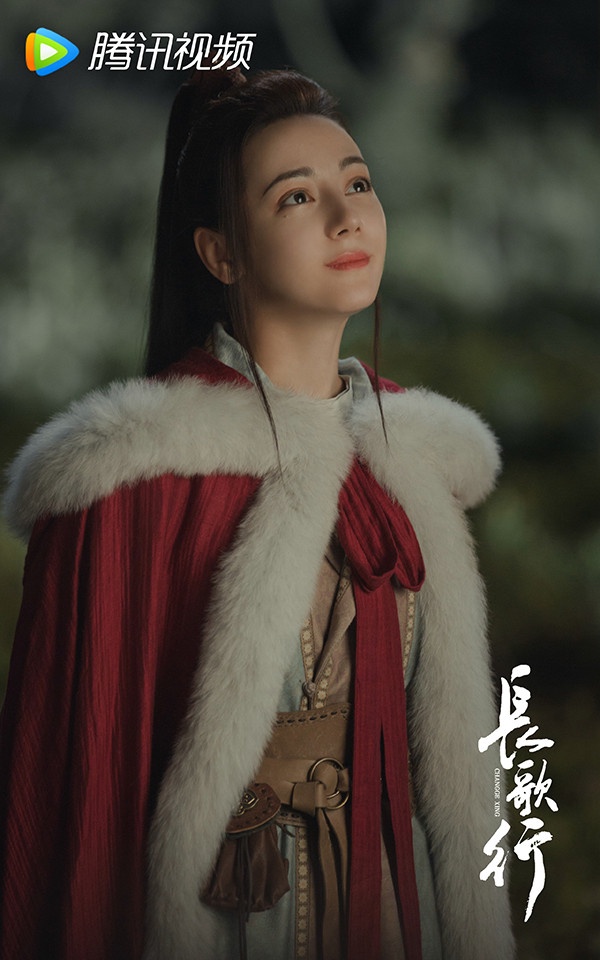 女星「古裝高馬尾」造型1:迪麗熱巴 飾演《長歌行》李長歌