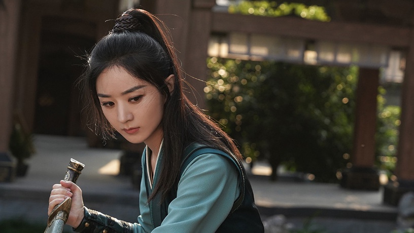 女星「古裝高馬尾」造型3:趙麗穎 飾演《有翡》周翡