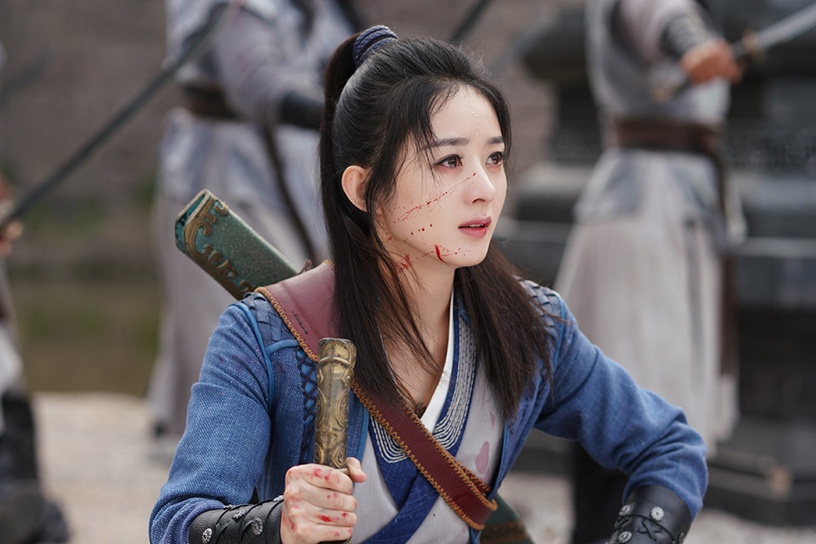 女星「古裝高馬尾」造型3:趙麗穎 飾演《有翡》周翡