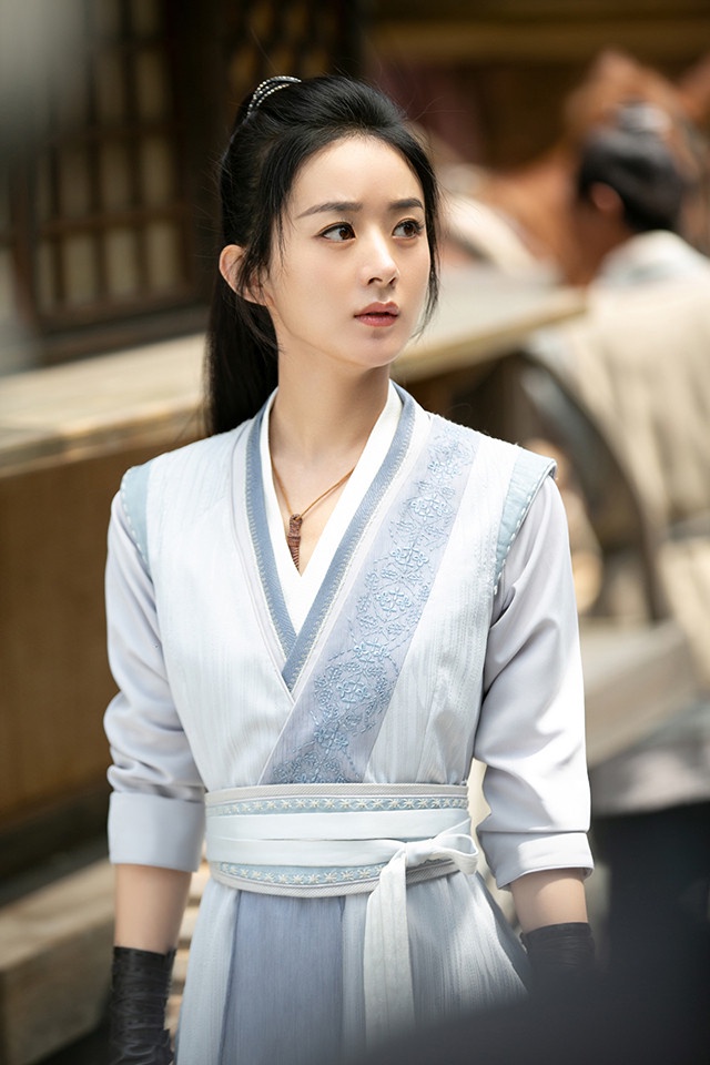 女星「古裝高馬尾」造型3:趙麗穎 飾演《有翡》周翡