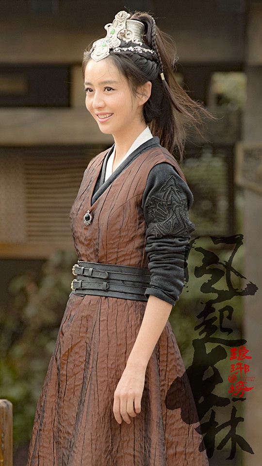 女星「古裝高馬尾」造型8:佟麗婭 飾演《琅琊榜之風起長林》蒙淺雪
