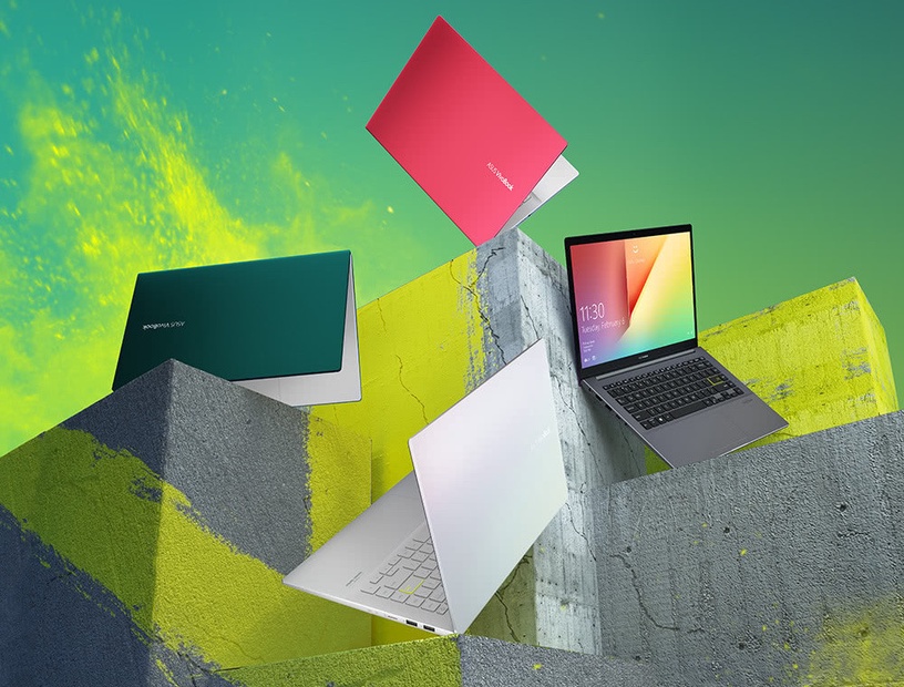 2021高CP值筆電推薦!ASUS「VivoBook」粉藍漸層太夢幻,HP「ENVY13」可360度翻轉螢幕