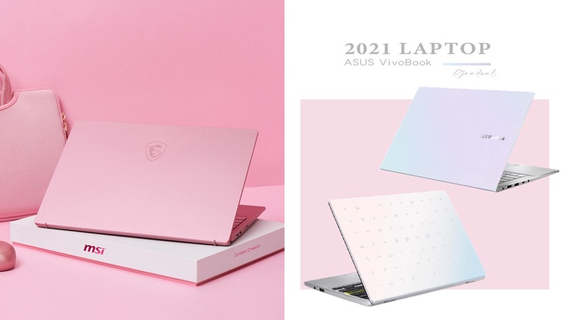 2021高CP值筆電推薦!ASUS「VivoBook」粉藍漸層太夢幻,HP「ENVY13」可360度翻轉螢幕