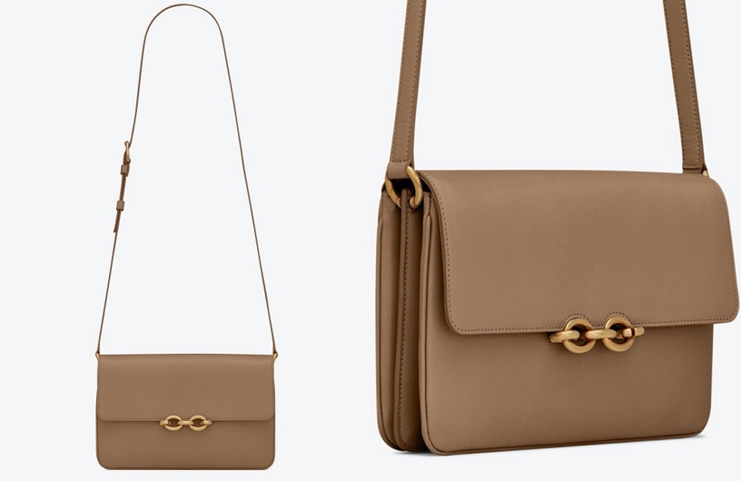 2021奶茶色精品包推薦:SAINT LAURENT MAILLON肩背包,NT79,600