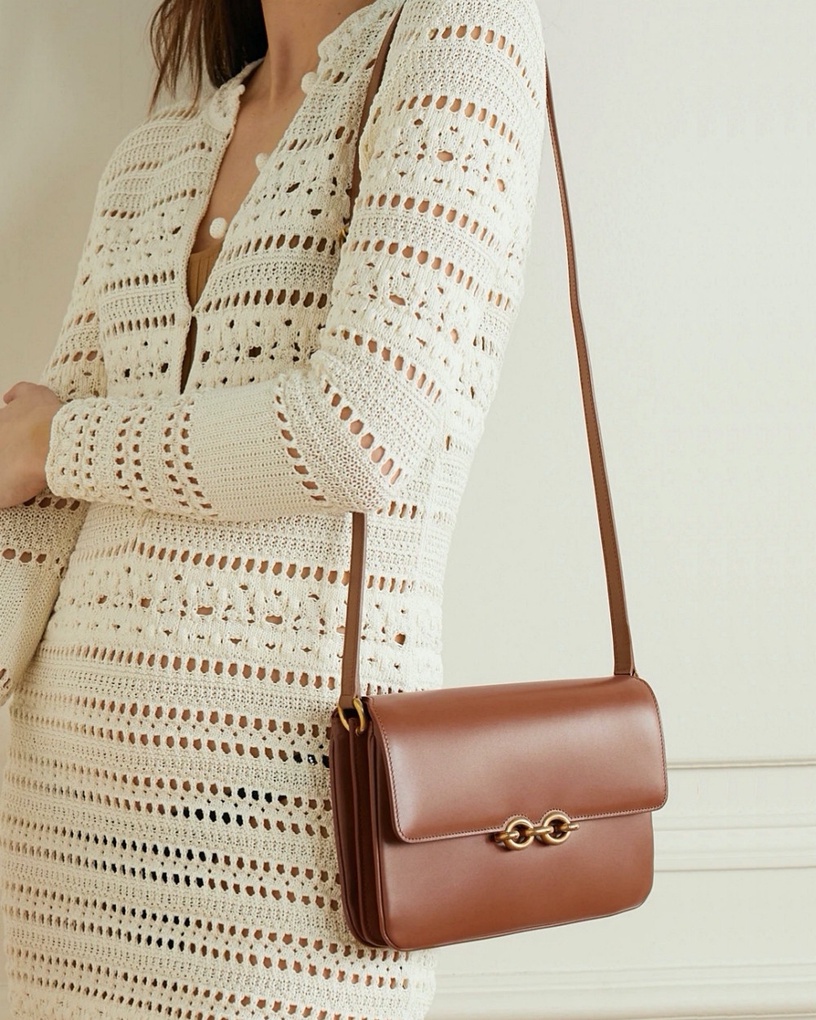 2021奶茶色精品包推薦:SAINT LAURENT MAILLON肩背包,NT79,600