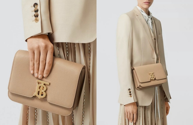 2021奶茶色精品包推薦:BURBERRY TB Bag,NT79,000(小型)