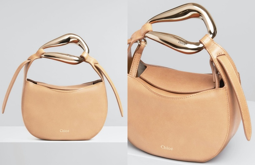 2021奶茶色精品包推薦:Chloé Kiss Bag,NT51,600