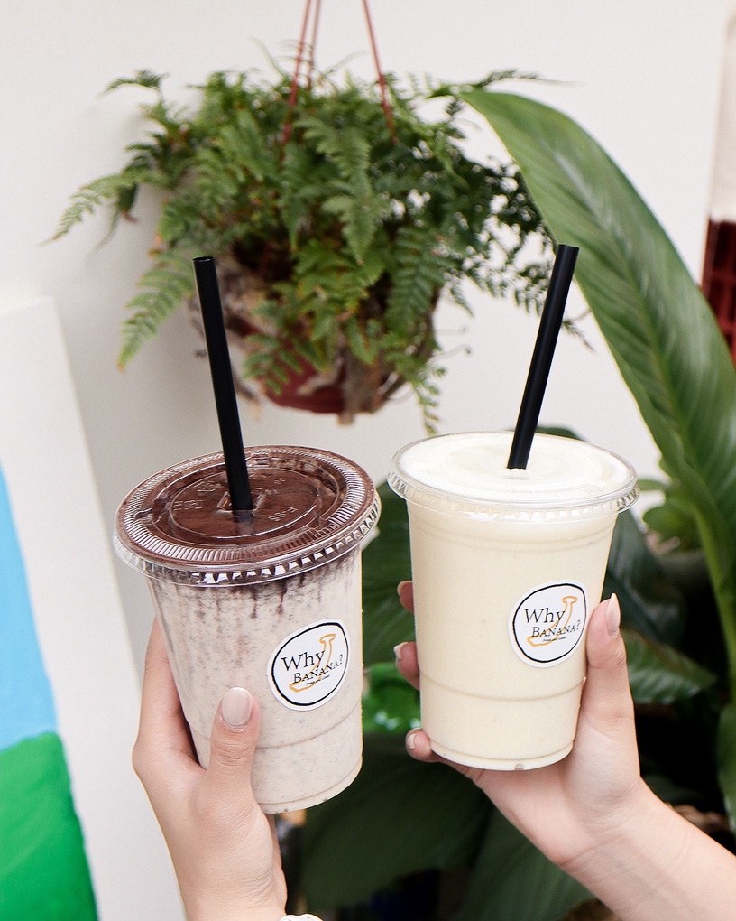香蕉牛奶專賣店!新開幕「Why Banana?」每杯超過1.5根香蕉,招牌OREO香蕉牛奶必喝