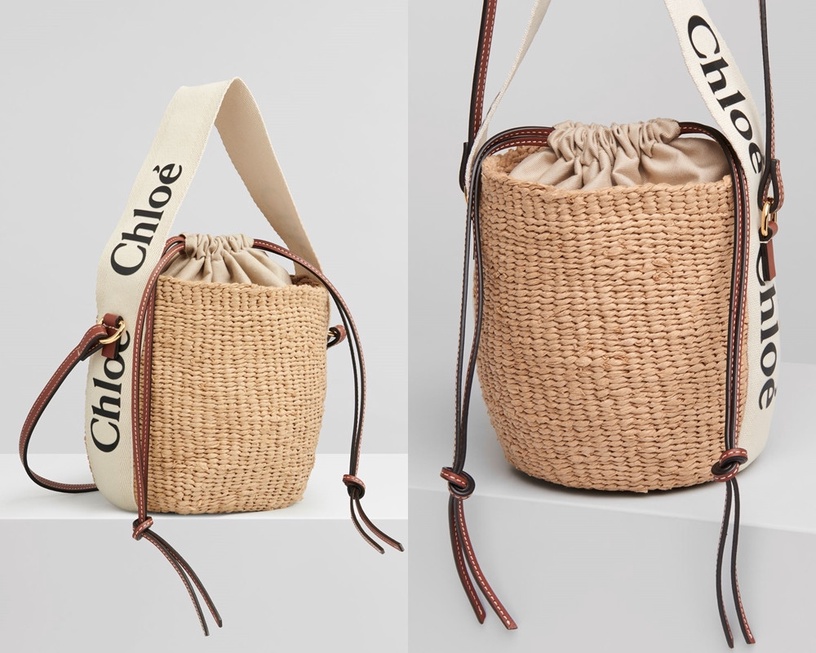 Chloé Woody 編織水桶包，NT19,500